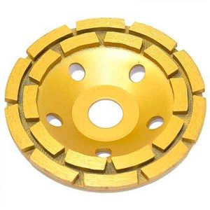 Чашка алмазная по бетону 2-х рядная Креост 125 мм