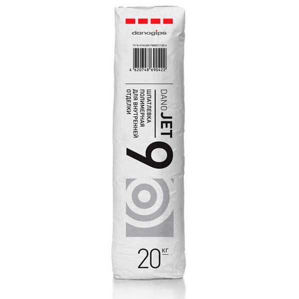 Финишная полимерная шпаклевка DANO JET 9 20 кг — изображение 2