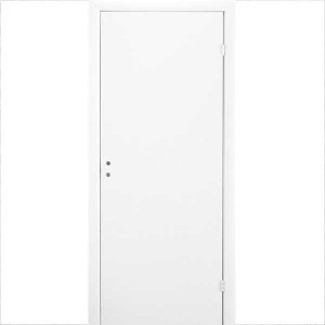 Дверь Олови № 8 гладкая белая с притвором 790х2090мм