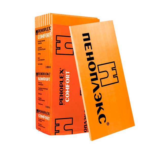 Экструдированный пенополистирол Пеноплэкс Комфорт 1185х585х30 мм 13 шт 0.2704 м3