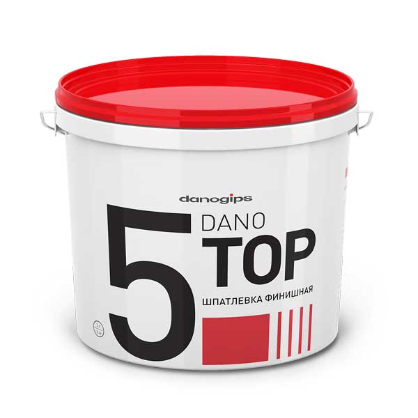 Финишная шпаклевка DANO TOP 16.5 кг/10 л — изображение 2
