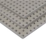 Гипсокартон КНАУФ-Акустика 2400х1200х12.5 мм блочная перфорация с квадратными отверстиями ПК