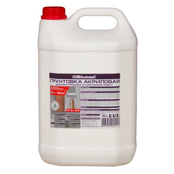 Грунт акриловый Bitumast 5 л