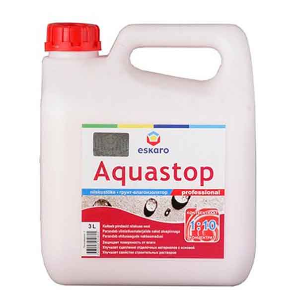 Грунт-концентрат 1:10 Eskaro Aquastop Professional 3 л
