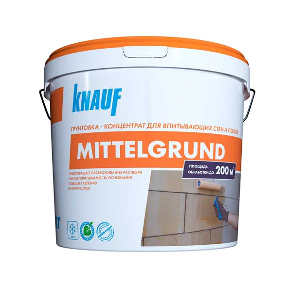 Грунт-концентрат КНАУФ-Миттельгрунд 10 кг