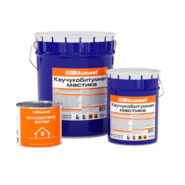 Мастика каучукобитумная Bitumast 21.5 л — изображение 2