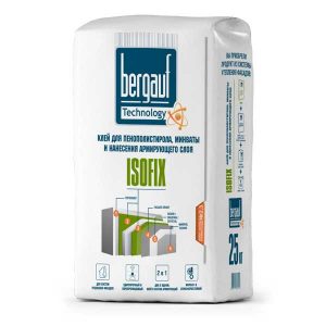 Клей для теплоизоляции Bergauf ISOFIX 25 кг зимний