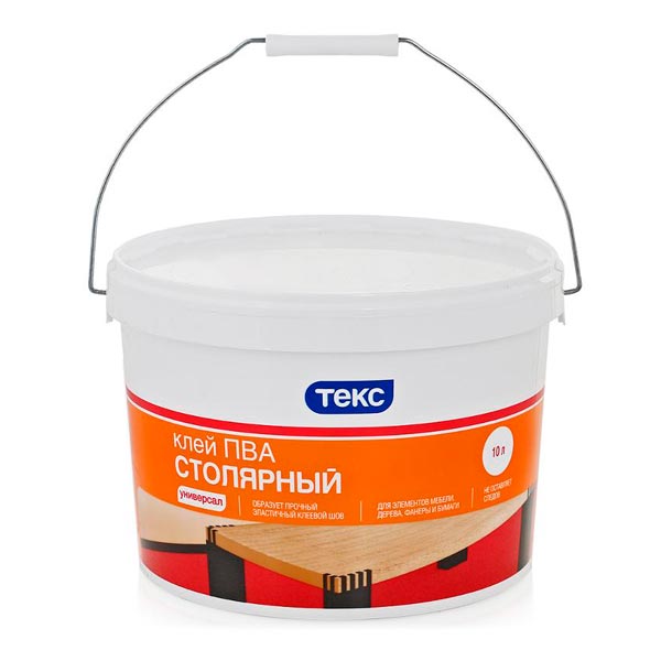 Клей ПВА Текс Столярный универсал 10 кг