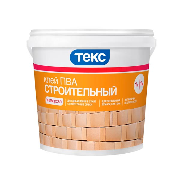 Клей ПВА Текс Строительный универсал 1 кг