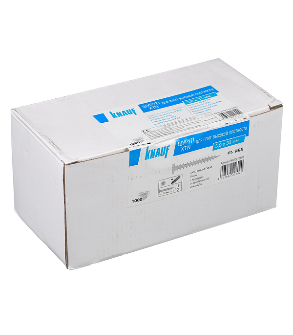 Саморезы КНАУФ XTN ГМ 23x3.9 мм 1000 шт — изображение 2