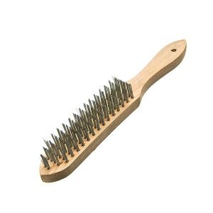 Корщетка с деревянной ручкой 6-ти рядная