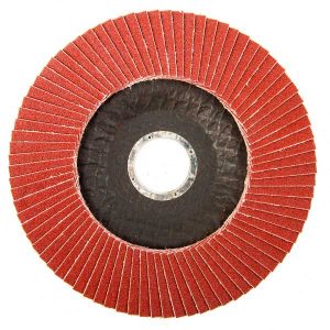 Круг лепестковый торцевой по металлу Луга 125х22 мм Р40