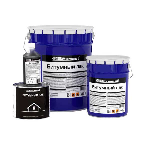 Лак битумный Bitumast 21.5 кг — изображение 2