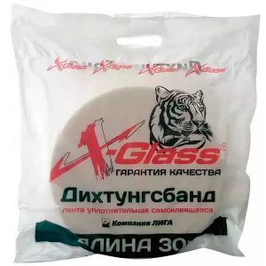 Лента уплотнительная Дихтунгсбанд 30х3 мм 30 м самоклеящаяся