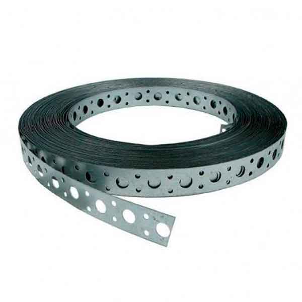 Лента крепежная перфорированная прямая 20х0.5 мм 25 м