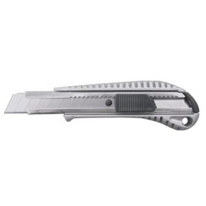 Нож технический усиленный FIT 18 мм металлический корпус