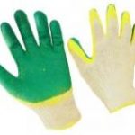 Перчатки с латексным покрытием Двойной Облив