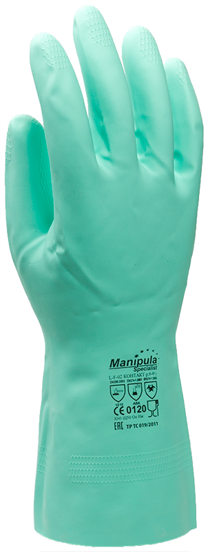 Перчатки латексные L-F-02 Контакт р-р М