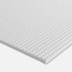 Гипсокартон КНАУФ-Акустика 1998х1188х12.5 мм сплошная перфорация с круглыми отверстиями ФК