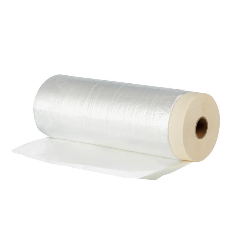 Пленка укрывная с клейкой лентой 8 мкм 2.7х25 м