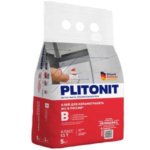 Плиточный клей Плитонит В 5 кг