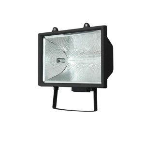 Прожектор галогенный ИО-1000Вт симметричный чёрный IP54