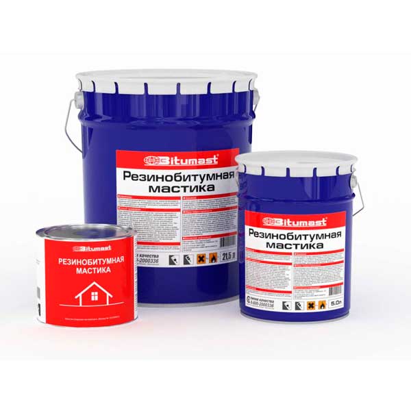 Мастика резинобитумная Bitumast 5 л — изображение 2