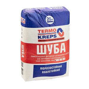 Декоративная штукатурка Крепс Шуба 3 мм 25 кг