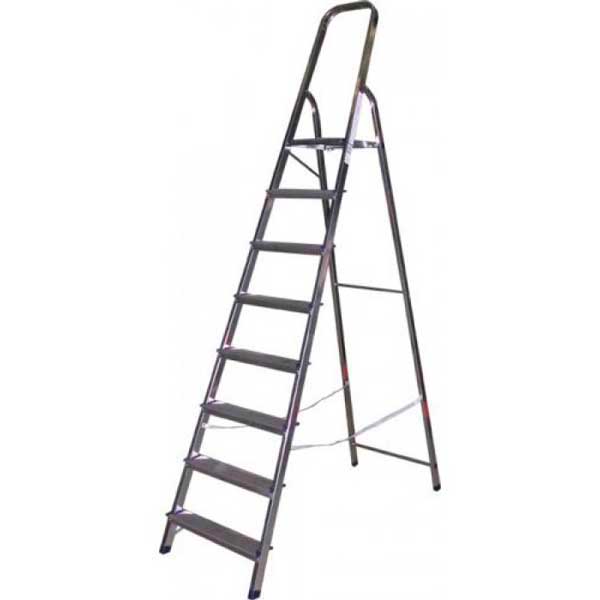 Стремянка алюминиевая Hardax 8 ступени 3.7 м